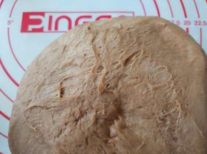 这是发酵好的底部，程丝状