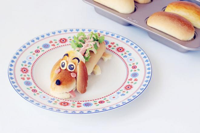 热狗造型面包