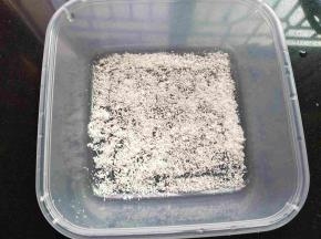 容器里底部铺一层椰蓉