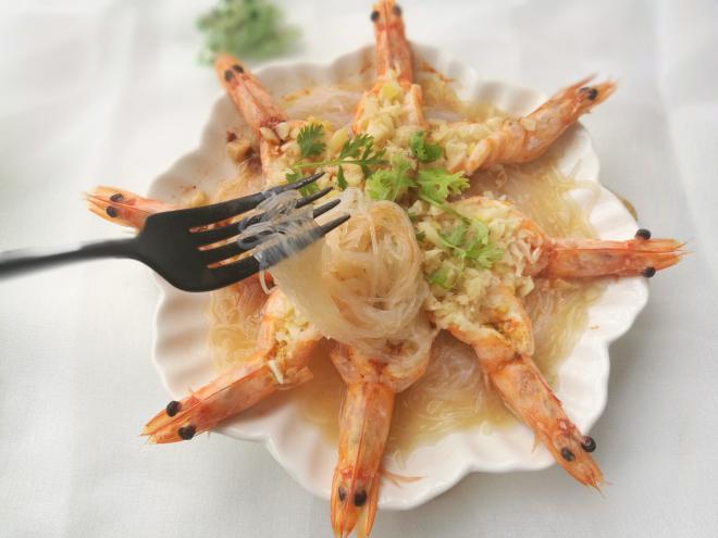 蒜蓉粉丝开背虾