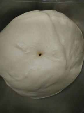 发酵至二倍时，不回缩不踏陷即可