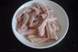 鸡翅尖买回洗净