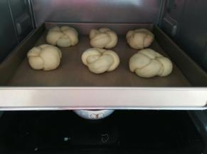 放入烤箱里进行二次发酵