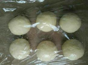 取出轻柔排气，平均分成六份