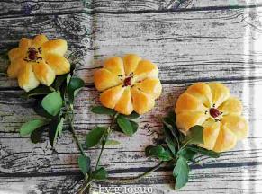 美美的花朵面包就做好啦