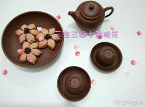 高颜值的桃花酥就做好啦！