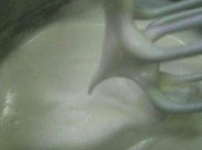 蛋白分三次加入糖打发至湿性状态
