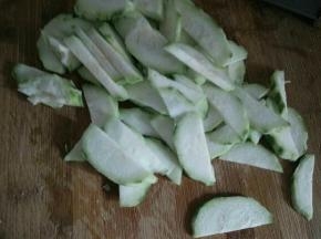 丝瓜切片