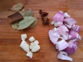 准备好各种配料