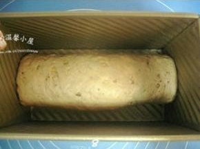 放入吐司模中，套上保鲜袋放温暖处发酵；