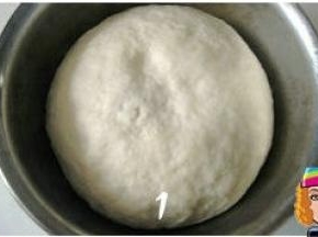 中种面团混合揉成团，盖上保鲜膜放冰箱冷藏发酵17小时；