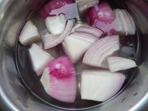 洋葱切好