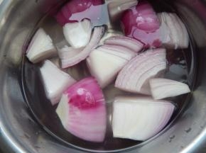 洋葱切好