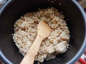 提前煮好的糙米饭