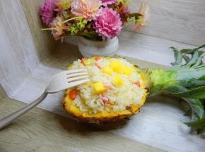 加入炒好的米饭