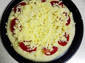 再放一层马苏里拉芝士