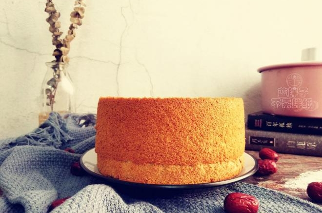 红糖枣泥戚风蛋糕