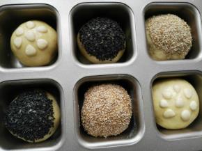 依次做好放入模具