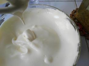 瞧这是光亮的面糊