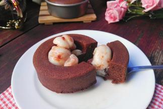 山竹夹心可可蛋糕营养又好吃，哈哈哈，开吃喽。。。。。。