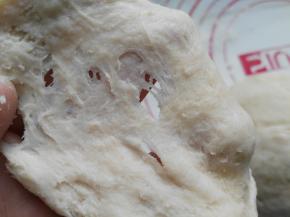 除黄油，盐，所有材料揉到扩展