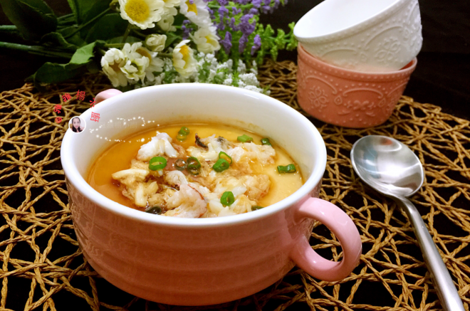 蟹肉蒸水蛋