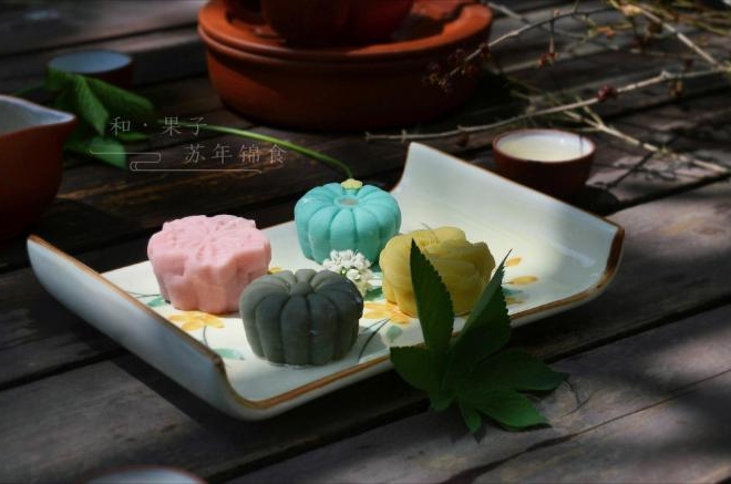 和风日式和菓子#阳晨和果子模具试用#