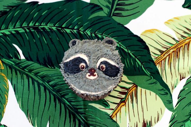 小浣熊立体彩绘杯蛋糕