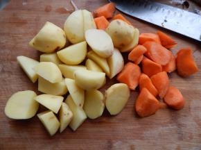 胡萝卜土豆切好