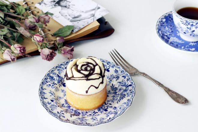玫瑰乳酪夹心蛋糕