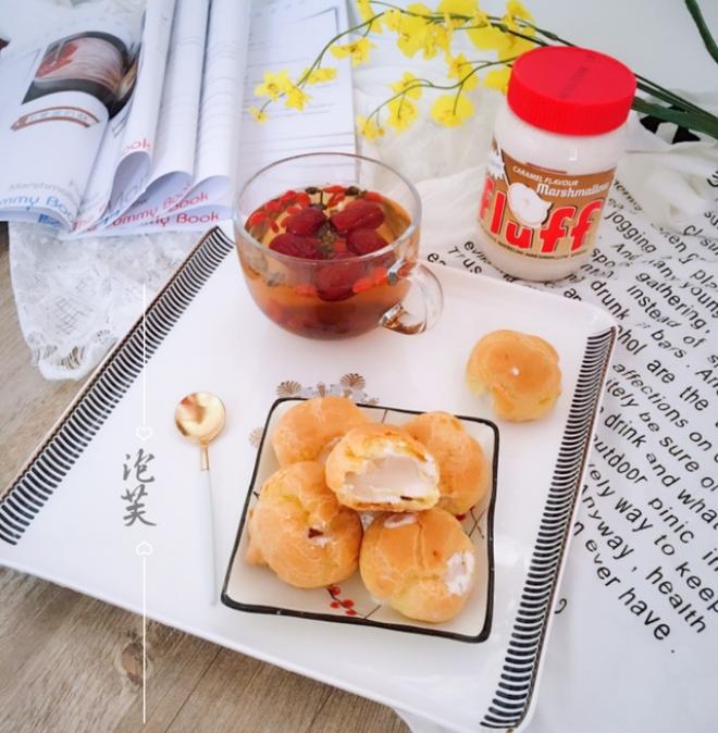 美味泡芙--法罗夫焦糖棉花糖馅