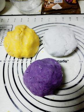 三个分别揉好后