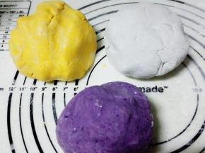 三个分别揉好后