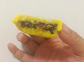 咬上一口，甜蜜蜜的，一定要配上茶饮哟。