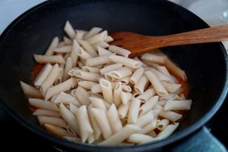 放入之前的意面