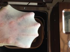 短短的25分钟已经和出漂亮的手套膜了。