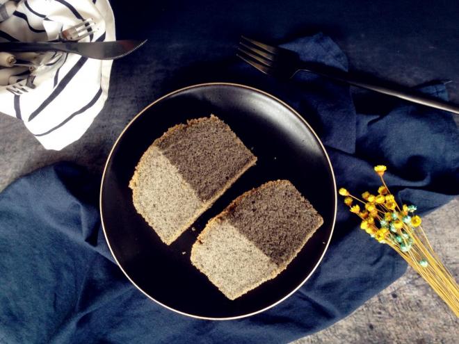 黑芝麻戚风蛋糕