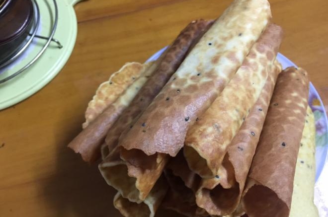 自制酥脆蛋卷