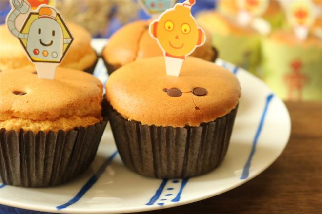 fluff香草棉花糖杯子蛋糕