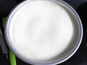 将蘸过咖啡酒的手指饼干铺在8寸活底模具中，倒入拌好的奶酪糊，再铺一层蘸了咖啡酒的手指饼干，直至将模具铺满。放入冰箱中冷藏过夜。