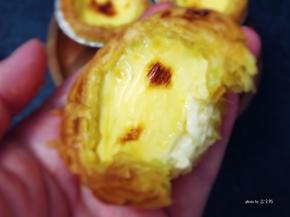 9，不放低筋粉的蛋挞口感非常嫩滑，有浓浓的蛋香味和奶香味。