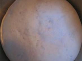 17小时后中种面团的状态；