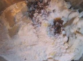 将中种面团撕成小块，与主面团材料（除黄油外)混合。揉至扩展阶段（能抻出透明不结实的薄膜）；