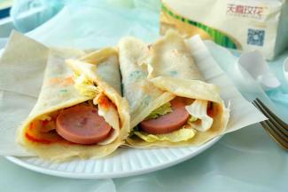 卷起来就可以吃了