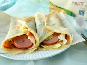 卷起来就可以吃了