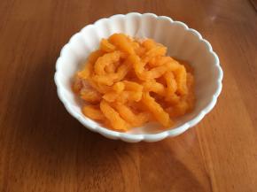 一点一点的挤出来