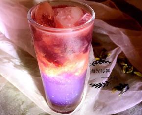 7.再来张近照，喝一口，丝丝清爽，淡淡凉意，适合这个燥热的夏夜！