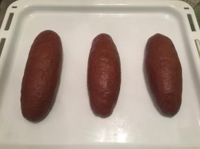 卷好的软欧放入烤盘