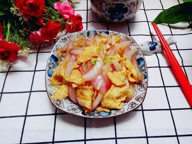 洋葱炒鸡蛋