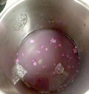 加入900～1100的水。（这个看材料的量来放水）